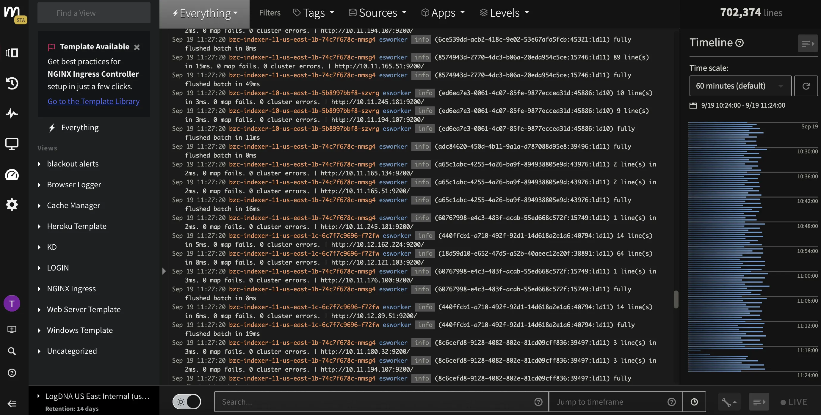 Log Monitoring in Mezmo